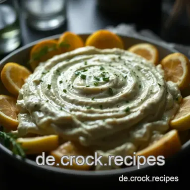 Einfaches Sauerrahm Rezept: Deftiger Kräuter-Dip für jeden Anlass Rezeptkarte