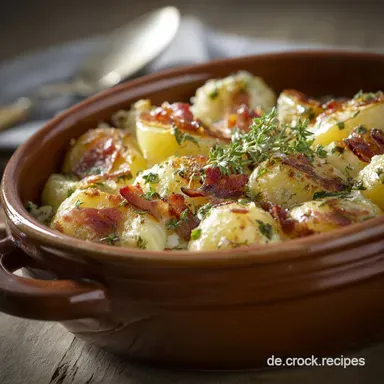 Omas KartoffelGem&uuml;seEintopf Deftiges Seelenfutter mit Majoran Speck Rezeptkarte