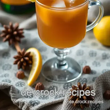 Winter Cocktails mit Alkohol: Der Goldene Hot Toddy für Genießer Rezeptkarte