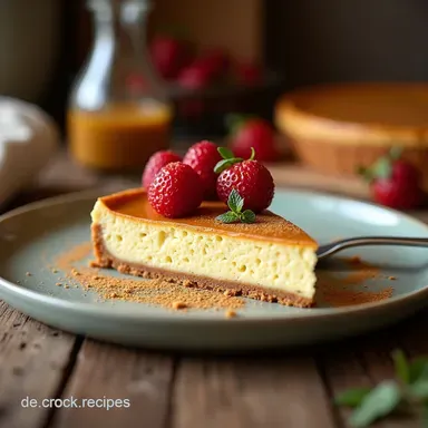Mein bester Lotus Cheesecake Blechkuchen ohne Backen Schnell cremig schnittfest Rezeptkarte