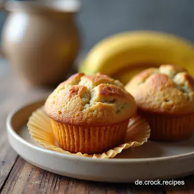 Einfache saftige Bananenmuffins Mein gelingsicheres Rezept f&uuml;r den Kaffeetisch