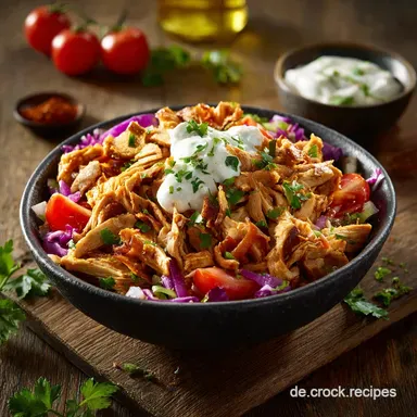 Turbo D&ouml;ner Bowl Knuspriges H&auml;hnchen JoghurtKick FeierabendGl&uuml;ck Rezeptkarte