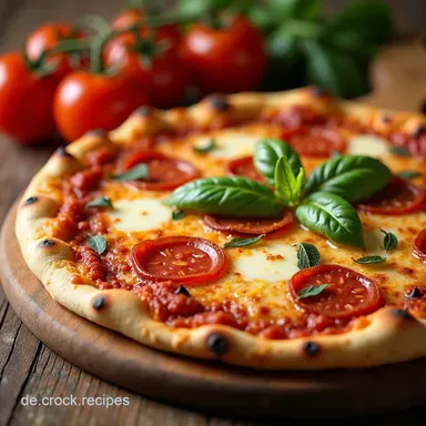 Fix Fertig Einfacher Pizzateig ohne Kneten Mein easy Rezept Rezeptkarte