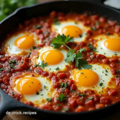 Herzhaftes Shakshuka Rezept Einfaches Gesundes Fr&uuml;hst&uuml;ck