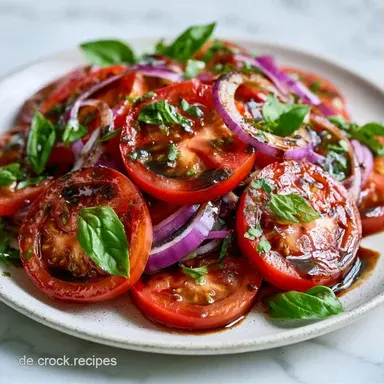 Tomatensalat zum Grillen in 10 Min Rezeptkarte