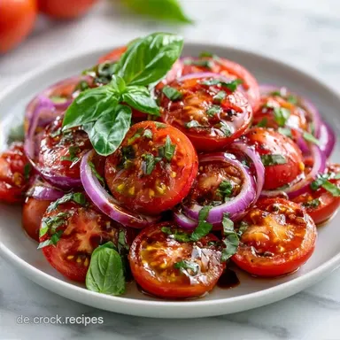 Tomatensalat zum Grillen in 10 Min