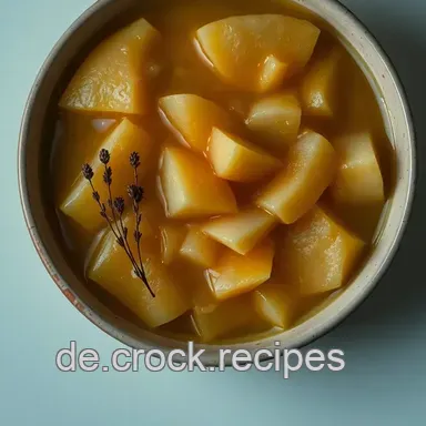 Einfaches Apfelkompott – Der süße Genuss aus Omas Küche Rezeptkarte