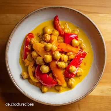 Einfaches Paprika Curry mit Kokosmilch