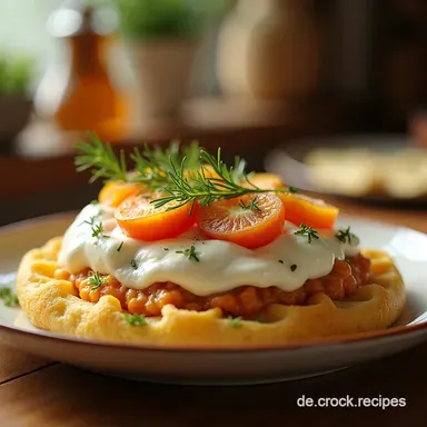 Erbsen Bratlinge mit R&auml;ucherlachs Fr&uuml;hlingsrezept vom Profi Rezeptkarte