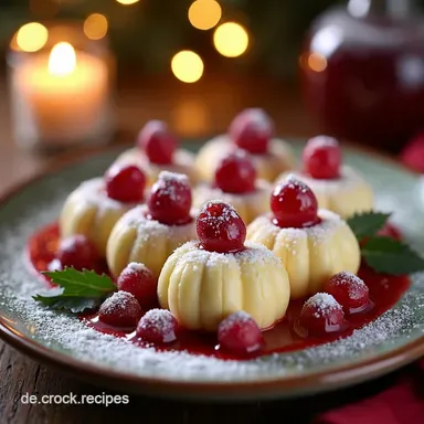 Omas Geheimtipp Perfekte SANTA CARD Schnitten so geht das festliche Geb&auml;ck Rezeptkarte