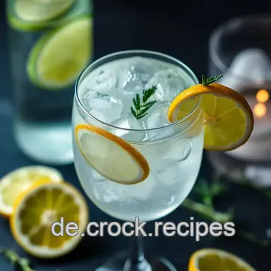 Erfrischende Gin Gläser: Mein Geheimrezept für den perfekten Gin-Tonic Rezeptkarte