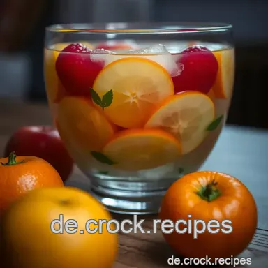 Erfrischende Getränkespender: Fruchtige Bowle für jeden Anlass! Rezeptkarte