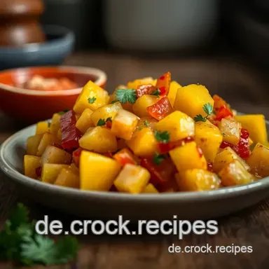 Fruchtige Salsa Mango: Einfache, Erfrischende Begleitung für Tacos! Rezeptkarte