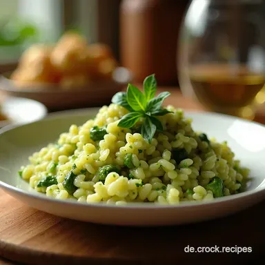 Spargelrisotto gr&uuml;n I Beste Spargel Mein Fr&uuml;hlingsrezept 2025 Rezeptkarte