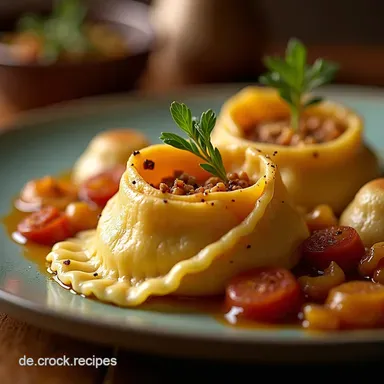 Perfekt Gebratene Maultaschen mit Zwiebeln ButterAroma Rezeptkarte