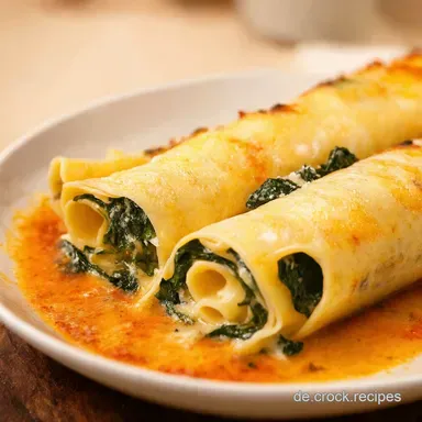 Gef&uuml;llte Cannelloni mit Spinat K&auml;se So lecker Rezeptkarte