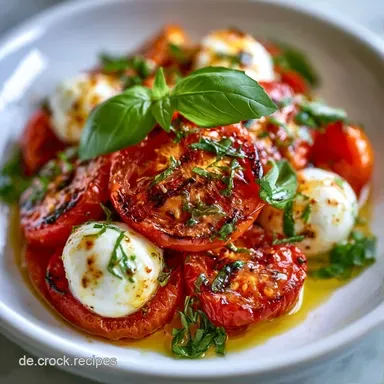 Gegrillte Tomate mit Mozzarella: 20 Min Rezeptkarte