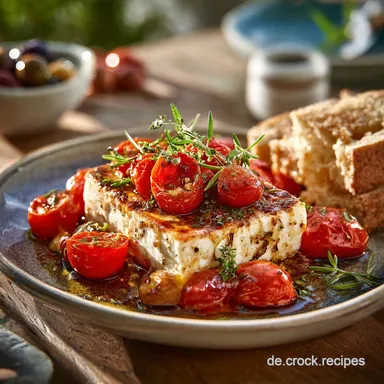 Cremiger Gegrillter Feta mit Tomaten Oliven Das Narrensichere P&auml;ckchen