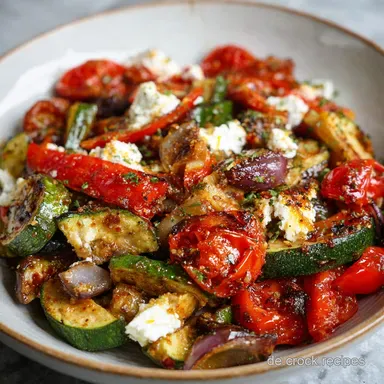 Gem&uuml;sepfanne Mit Feta Rezept in 30 Minuten Rezeptkarte