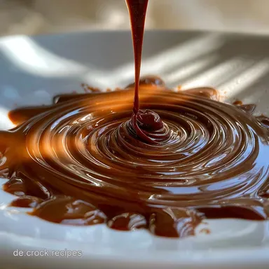 Geschmolzene Schokolade: Einfaches Schmelzen f&uuml;r Perfekten Glanz Rezeptkarte
