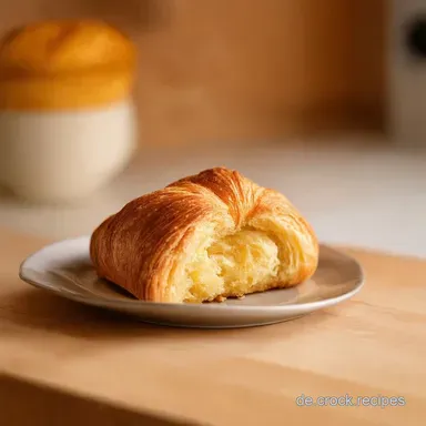 Goldbraune Gl&uuml;cksmomente Mein liebstes Buttercroissant Rezept Rezeptkarte
