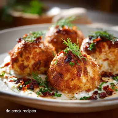 Apfelballen: Das Original Rezept mit Hefeteig au&szlig;en knusprig