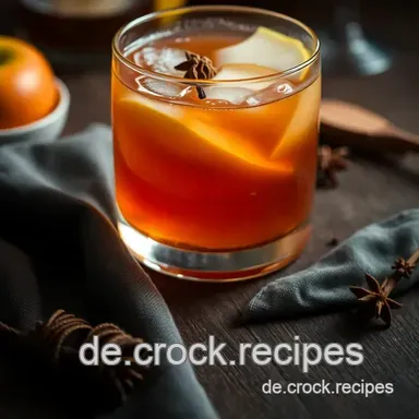 Goldene Herbstfreude – Ein aromatischer Cocktail Herbst für gemütliche Abende Rezeptkarte
