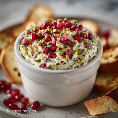 Granatapfel-Pistazien-Feta-Dip in 10 Minuten