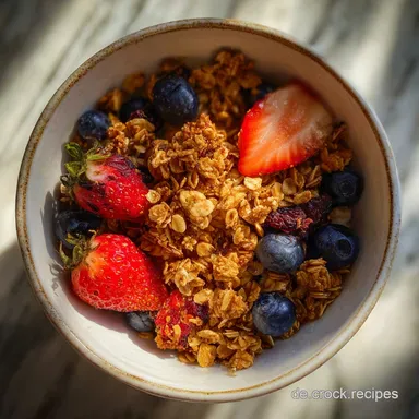 Granola Rezept: Knusprig & Kernig in 20 Minuten Rezeptkarte