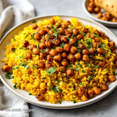 G&uuml;nstiges Reisgericht mit Kurkuma Reis f&uuml;r 2 Rezeptkarte