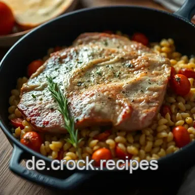 Blitz-Rezept: Hähnchen Orzo Pfanne – Lieblingsessen! Rezeptkarte