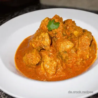 Einfaches Indisches Tikka Masala mit H&auml;hnchen Blitzrezept Rezeptkarte