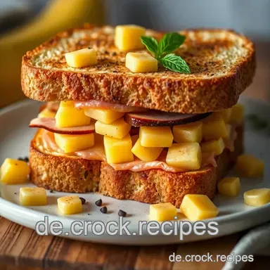 Einfacher & Leckerer Hawaii Toast: Der perfekte Snack für jede Gelegenheit Rezeptkarte