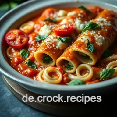 Herzhafte Cannelloni mit Ricotta und Spinat - Ein italienischer Klassiker Rezeptkarte