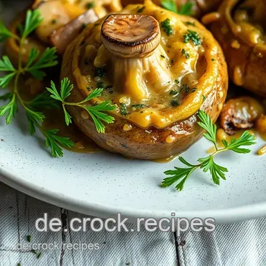 Gefüllte Champignons: Herzhaft & Einfach zum Reinbeißen! Rezeptkarte