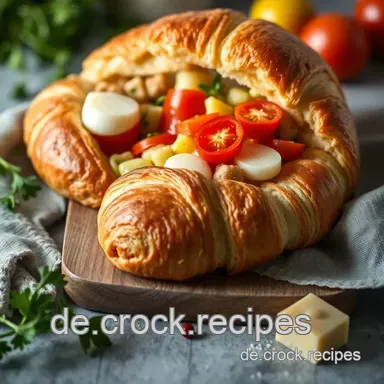 Blitzrezept: Herzhaft gefüllte Croissants für Faule! Rezeptkarte