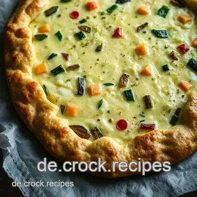 Leckeres Galette Rezept Füllung: Herzhaftes Gemüse in knusprigem Teig Rezeptkarte