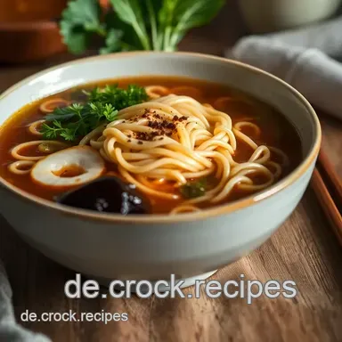 Herzhafte Ramen Schüssel: Ein einfaches Rezept für umami-reichen Genuss Rezeptkarte