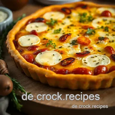 Herzhafte Staudensellerie-Schalotten-Tarte mit Käse – Ein Familienfavorit Rezeptkarte