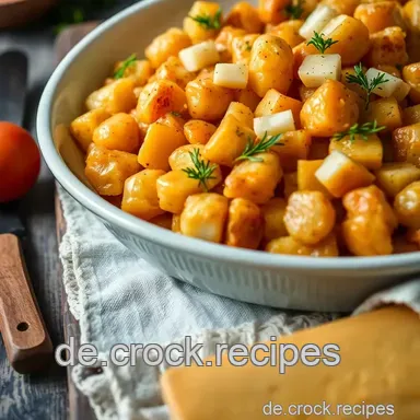 Herzhafter Kartoffelauflauf mit Käse und frischen Kräutern – Ein Familienfavorit Rezeptkarte