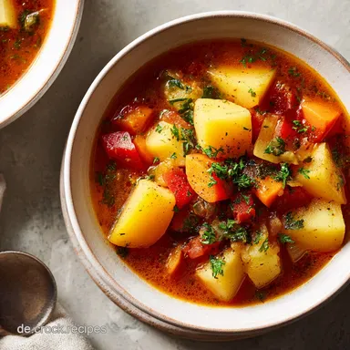 Kartoffeleintopf Rezept f&uuml;r 4 Portionen Rezeptkarte