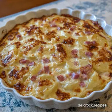 Spargelauflauf Mit Schinken Und K&auml;se Rezeptkarte