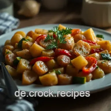 Herzhafter Gemüseeintopf – Omas liebstes Rezept für glückliche Mahlzeiten Rezeptkarte