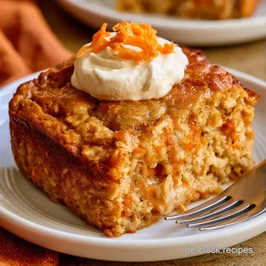 Carrot Cake Baked Oats mit Banane Rezeptkarte