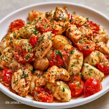 Schupfnudel Auflauf mit H&auml;hnchen
