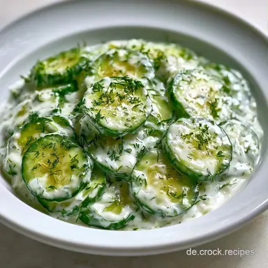 Kalter Gurkensalat mit Dill in 45 Min Rezeptkarte