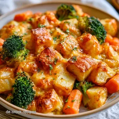 Schneller Kartoffel-Gem&uuml;se-Auflauf Rezeptkarte