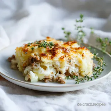 Kartoffelauflauf mit Hackfleisch: Deftiges Ofengericht in 65 Min Rezeptkarte