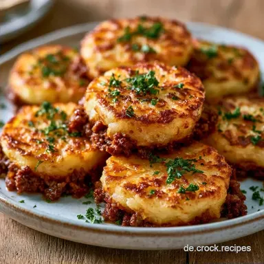 Kartoffeln mit Hackfleisch aus dem Ofen