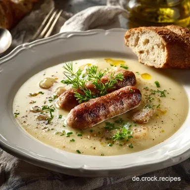Kartoffelsuppe mit Wurst: Traditionsrezept cremig wie bei Oma Rezeptkarte